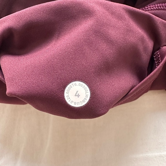 Lululemon Fast and Free High-Rise Crop - Cassis - Picture 7 of 7